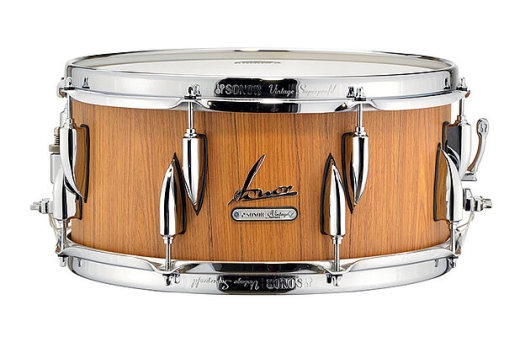 Sonor - Vintage Series 14x6.5 Beech Snare Drum - Teak Semi-Gloss