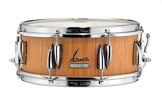 Vintage Series 14x5.75\'\' Beech Snare Drum - Teak Semi-Gloss