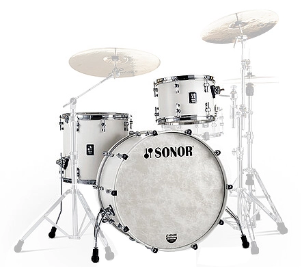 Sonor - SQ1 3-Piece Shell Pack (24,13,16) - Satin Pure White