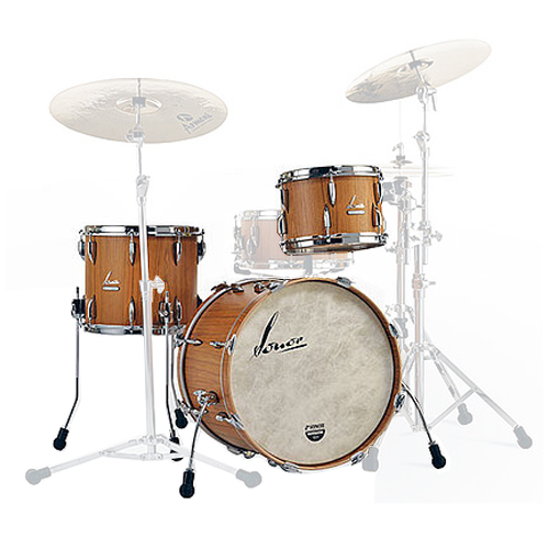 Vintage Series 3-Piece Shell Pack (20,12,14) No Bass Drum Mount - Teak Semi-Gloss