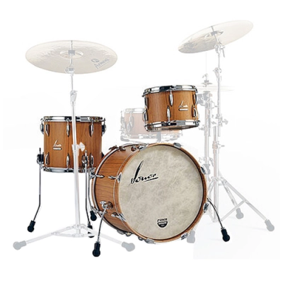 Sonor - Vintage Series 3-Piece Shell Pack (20,12,14) No Bass Drum Mount - Teak Semi-Gloss