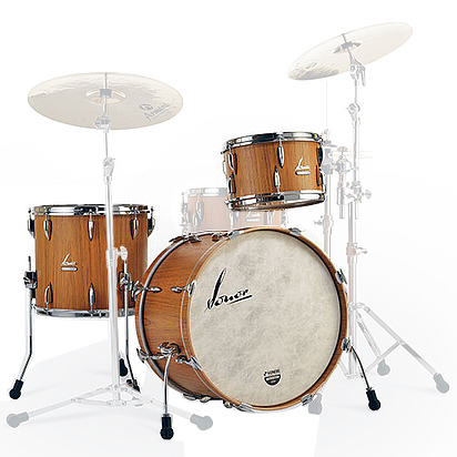 Vintage Series 3-Piece Shell Pack (22,13,16) No Bass Drum Mount - Teak Semi-Gloss