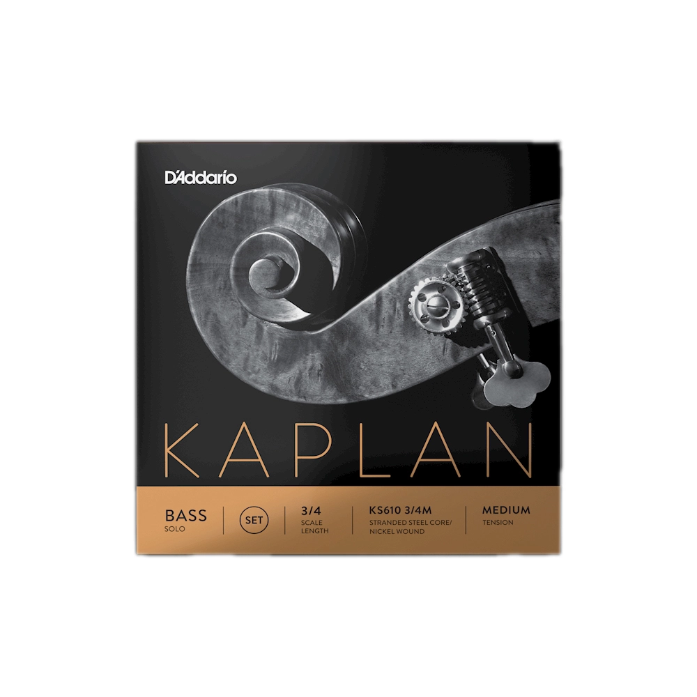 Kaplan Solo Bass String Set - 3/4, Medium Tension