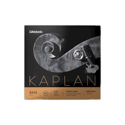 DAddario - Kaplan Solo Bass String Set - 3/4, Medium Tension