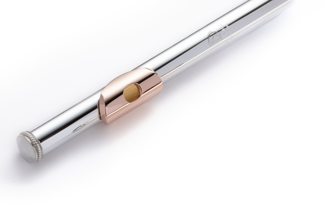 9K/AG Flute Headjoint with 14K Riser