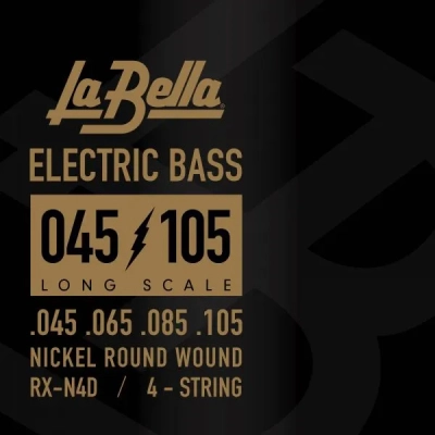 La Bella - RX Series Nickel-Plated Bass 4-String Set