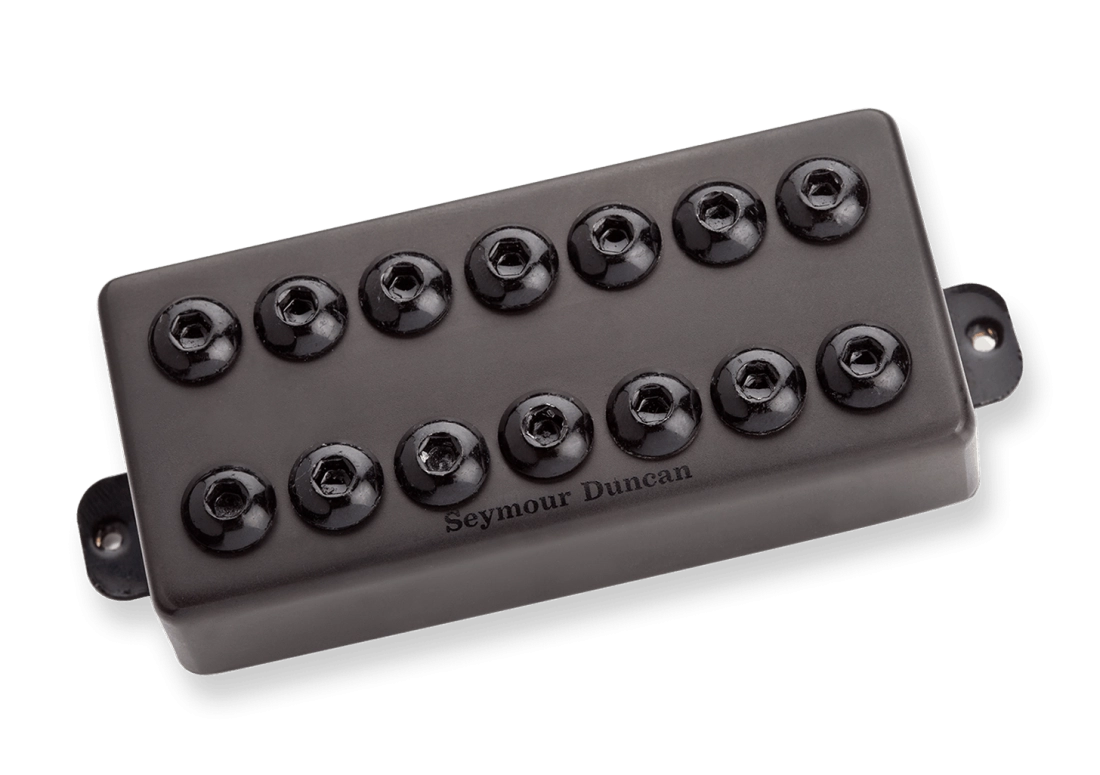 Invader 7-String Passive Humbucker Neck Pickup - Black Metal Cover