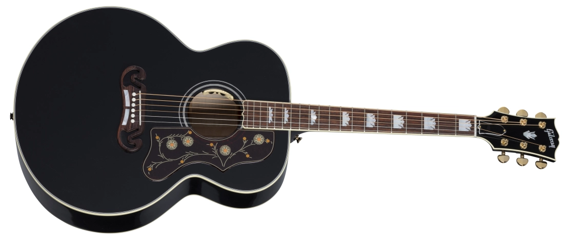 SJ-200 Standard Acoustic/Electric Guitar - Ebony