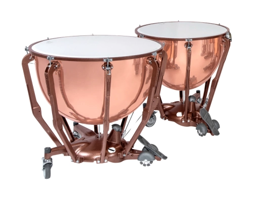 2-Piece Standard Timpani Set (26,29) with Gauge - Polished Copper Finish