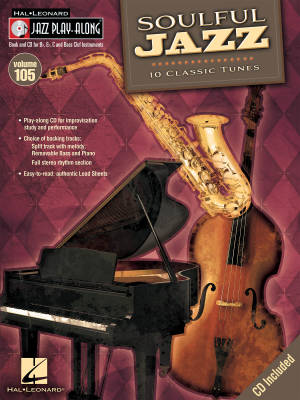 Hal Leonard - Soulful Jazz: Jazz Play-Along Volume 105 - Book/CD