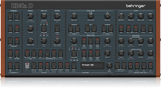 Behringer - UB-Xa D Classic Analog 16-Voice Multi-Timbral Polyphonic Desktop Synthesizer