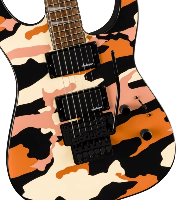 X Series Soloist SLX DX Camo, Laurel Fingerboard - Butterscotch Camo