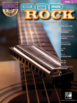 Hal Leonard - Pop Rock: Harmonica Play-Along Volume 1 - Book/CD