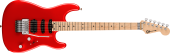 Charvel Guitars - MJ San Dimas Style 1 HSS FR M, Maple Fingerboard - Metallic Red