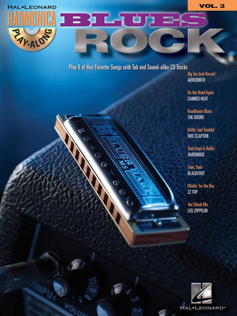 Blues/Rock: Harmonica Play-Along Volume 3 - Book/CD