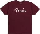 Fender - Fender Spaghetti Logo T-Shirt, Oxblood - Small