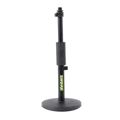 Gator - Shure Desktop Microphone Stand with 6 Round Base