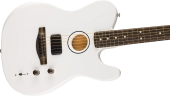 Limited Edition FINNEAS American Acoustasonic Telecaster with Hardshell Case - Satin Arctic White