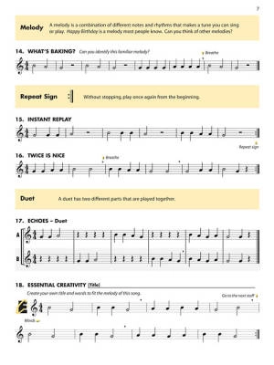 Essential Elements for Recorder Classroom Method - Clements/Menghini/Lavender - Student Book 1