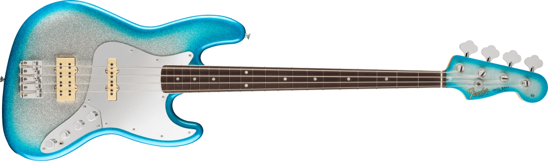 Limited Player Plus x Blu DeTiger Jazz Bass, Rosewood Fingerboard - Sky Burst Sparkle