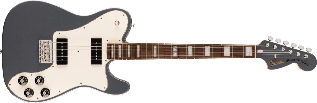 Limited Edition Chris Shiflett Cleaver Telecaster Deluxe, Rosewood Fingerboard - Charcoal Frost Metallic