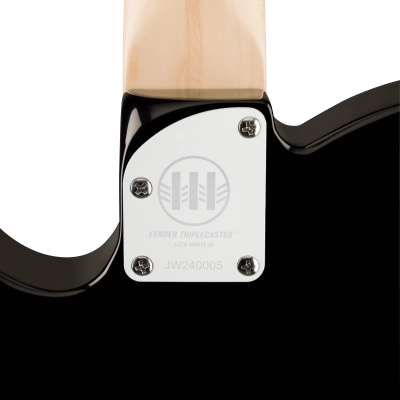 Jack White Triplecaster, Maple Fingerboard - Black