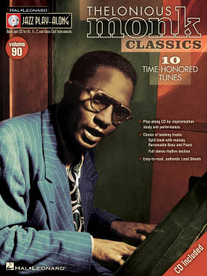 Hal Leonard - Thelonious Monk Classics: Jazz Play-Along Volume 90 - Book/CD