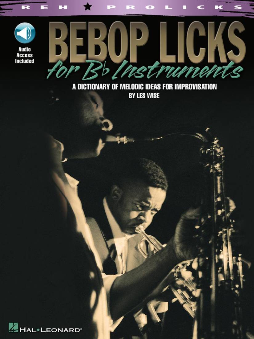 Bebop Licks for B-Flat Instruments - Wise - Book/Audio Online