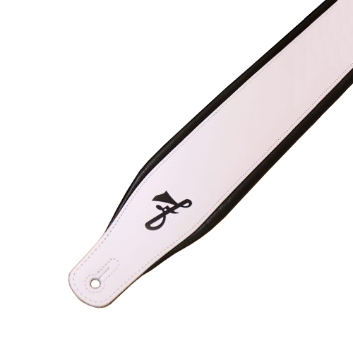 3.25\'\' Leather Strap - White