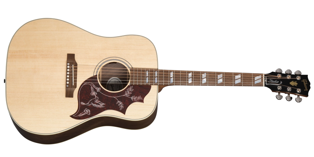 Hummingbird Studio Walnut Acoustic/Electric Guitar with Case - Satin Natural