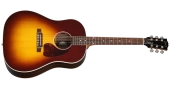 Gibson - J-45 Studio Rosewood Acoustic\/Electric Guitar with Case - Satin Rosewood Burst