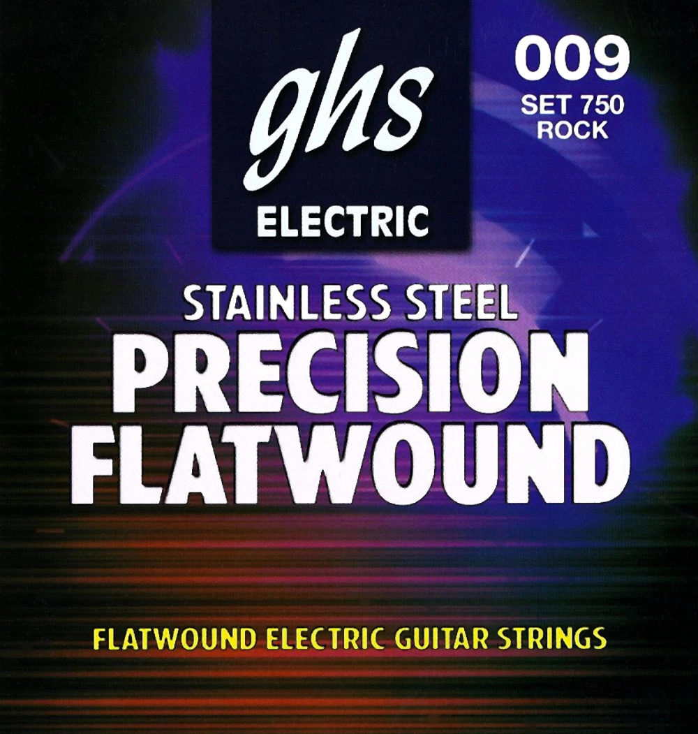 Precision Flatwound Stainless Steel Guitar String Set - Ultra Light