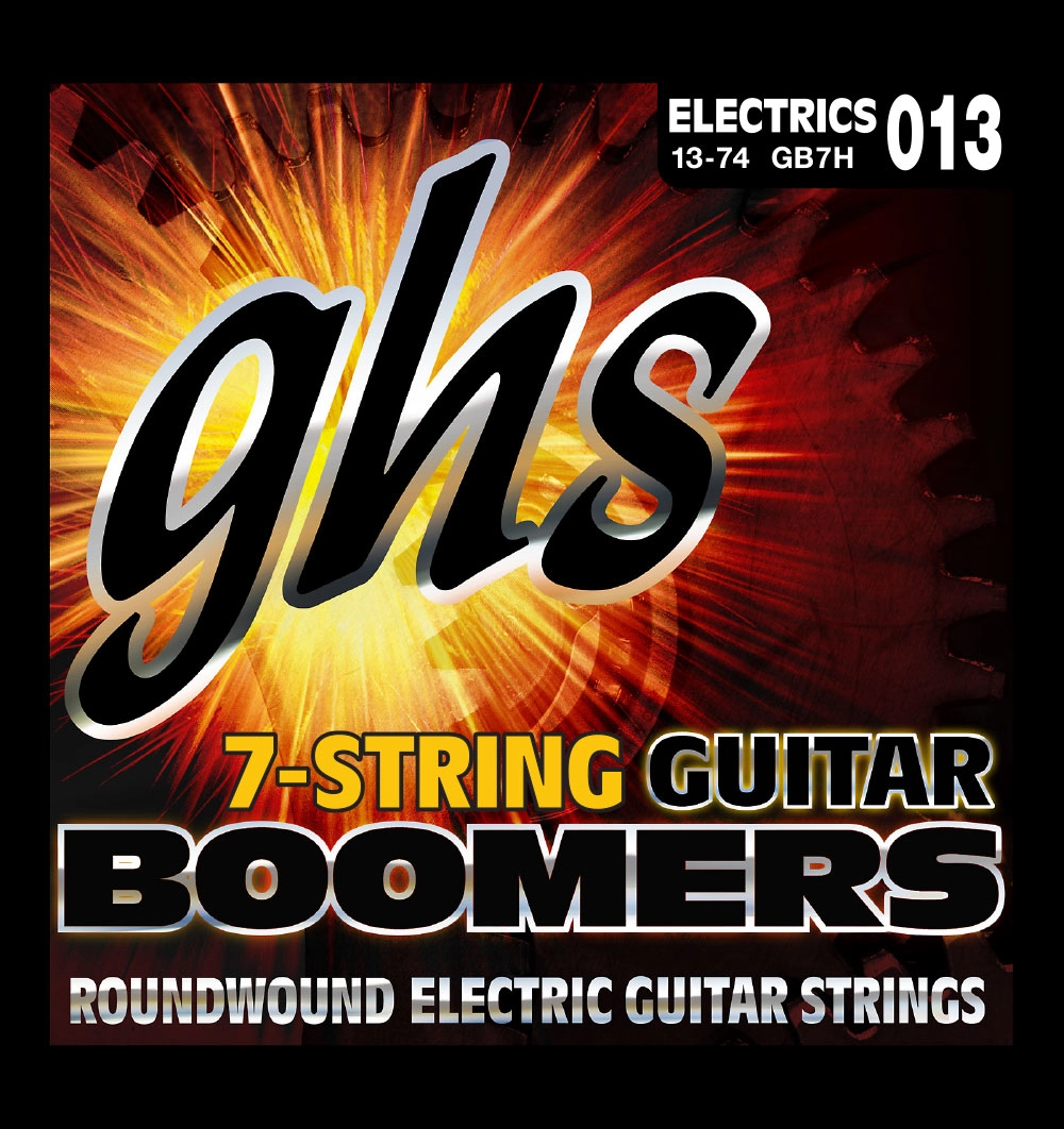 Boomers 7-String Electric Guitar String Set - 13-74