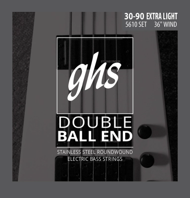 GHS Strings - Double Ball End Bass Guitar String Set