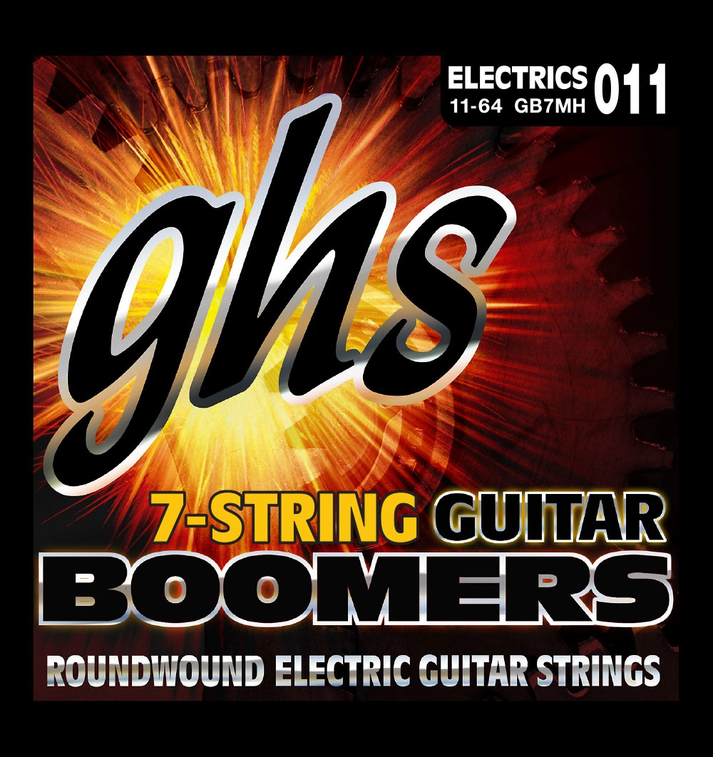 Boomers 7-String Electric Guitar String Set - 11-64