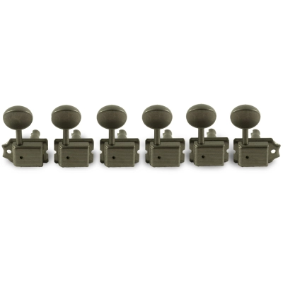 WD Music - Gotoh 6 In Line Vintage Style Tuning Machines - Aged Nickel