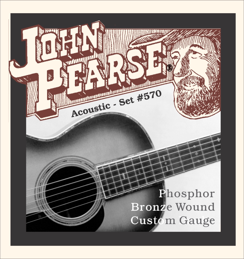 Phosphor Bronze Custom Acoustic Guitar String Set