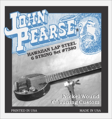 John Pearse - Hawaiian Nickel 6-String Guitar Set - C6 Tuning