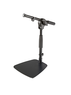 K & M Stands - Support de table ou de sol pour microphone (noir)