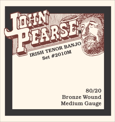 John Pearse - Tenor Banjo 80/20 Bronze String Set - Medium