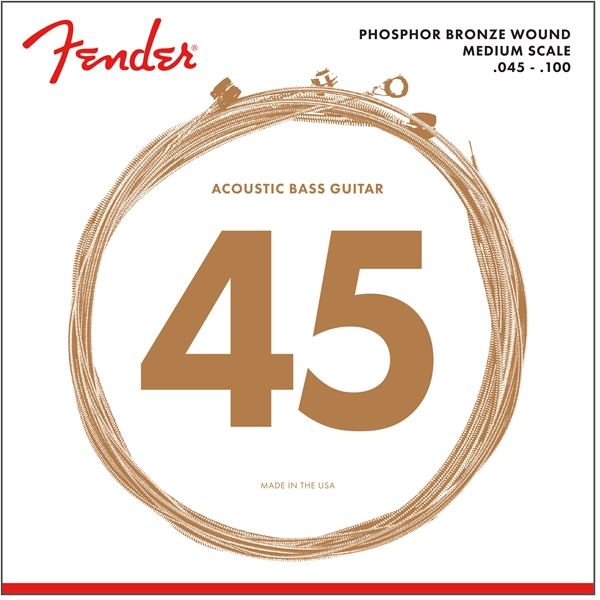 7060 Acoustic Bass Strings, Phosphor Bronze, 45-100, Medium Scale