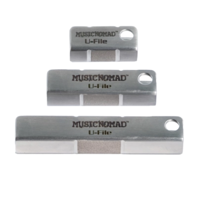 Music Nomad - Diamond U-File Fret Leveler - 3 Pack (1.25, 2, 3)