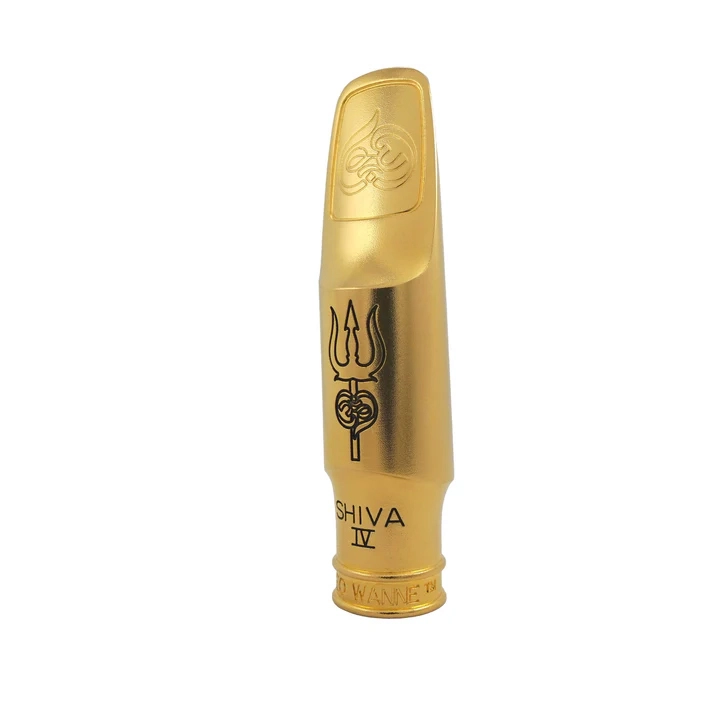 Shiva IV Alto Saxophone Mouthpiece - 7, Gold