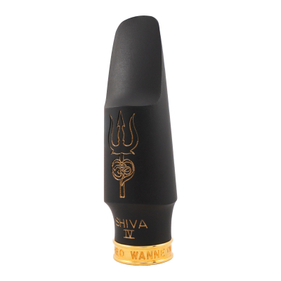Theo Wanne - Shiva IV Alto Saxophone Mouthpiece - 6, Hard Rubber