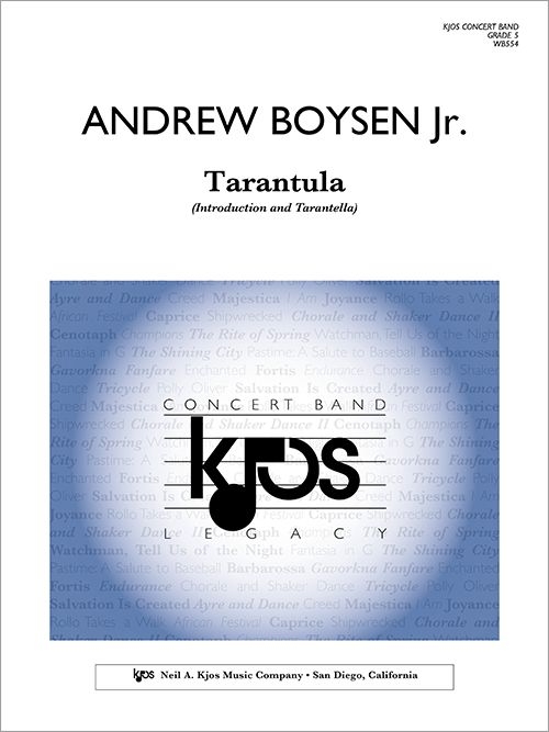 Tarantula (Introduction and Tarantella) - Boysen - Concert Band - Gr. 5