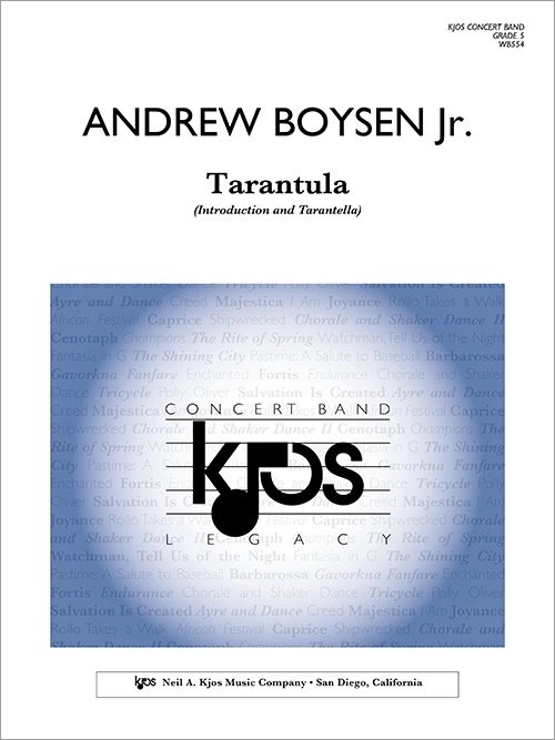 Tarantula (Introduction and Tarantella) - Boysen - Concert Band - Gr. 5