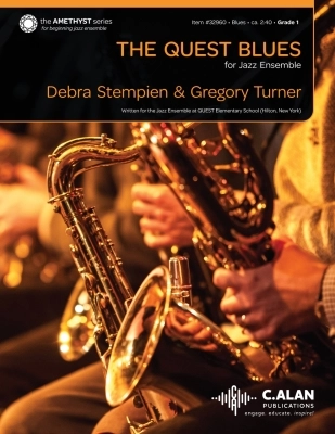 C. Alan Publications - The Quest Blues - Stempien/Turner - Jazz Ensemble - Gr. 1