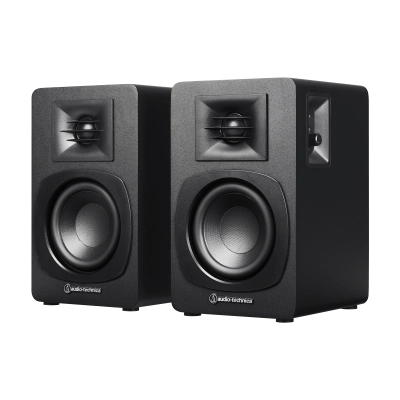 AT-SP3X Powered Bookshelf Speakers with Bluetooth (Pair)