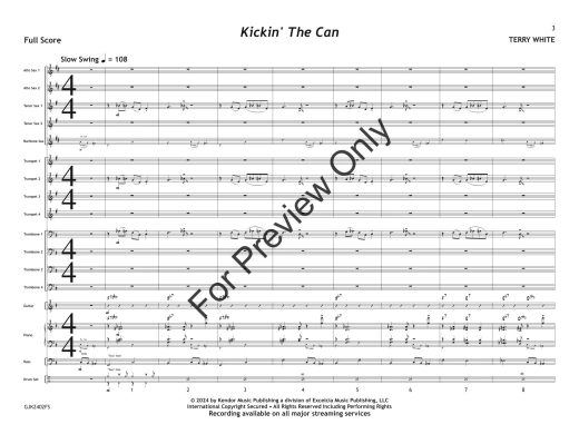 Kickin\' the Can - White - Jazz Ensemble - Gr. 1.5