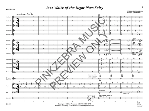 Jazz Waltz of the Sugar Plum Fairy - Pinkzebra - Jazz Ensemble - Gr. 3